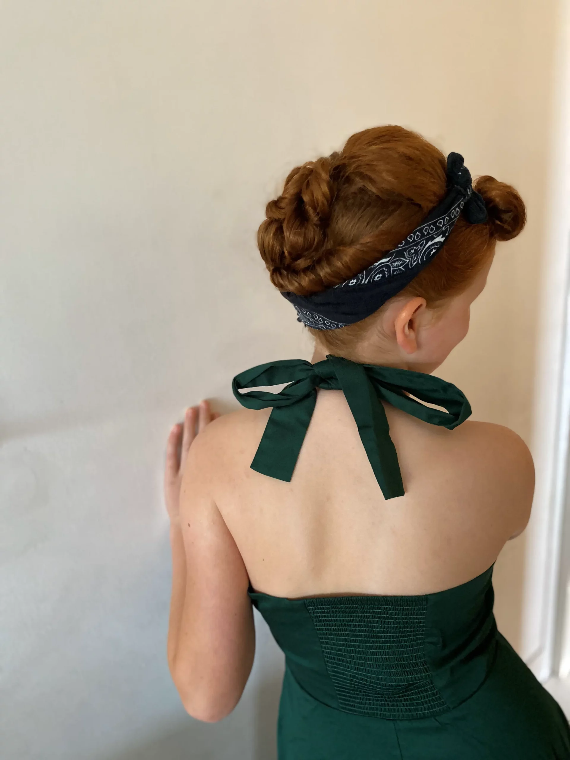 Coiffure style rétro vintage mariage