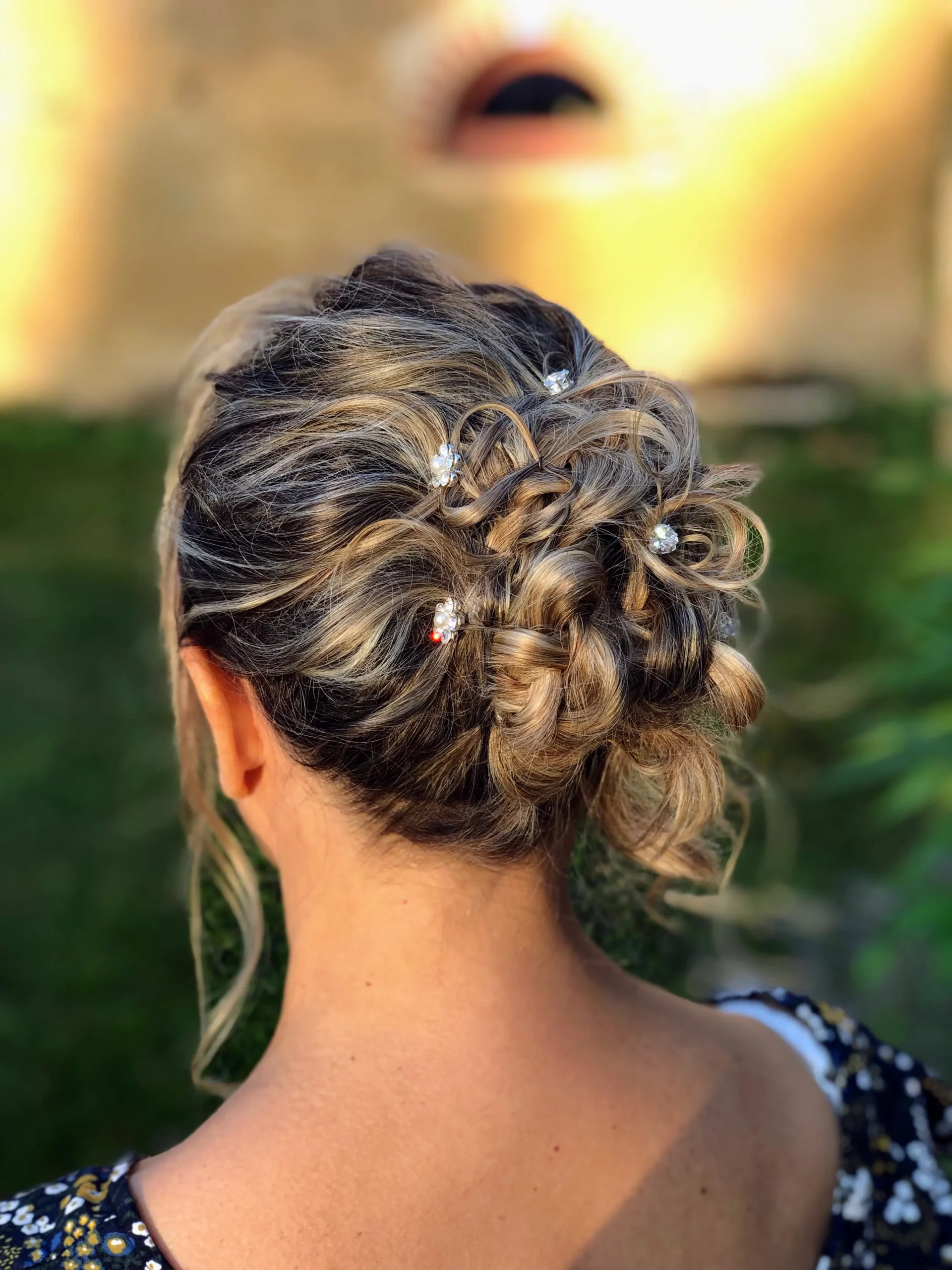 Coiffure témoin mariage