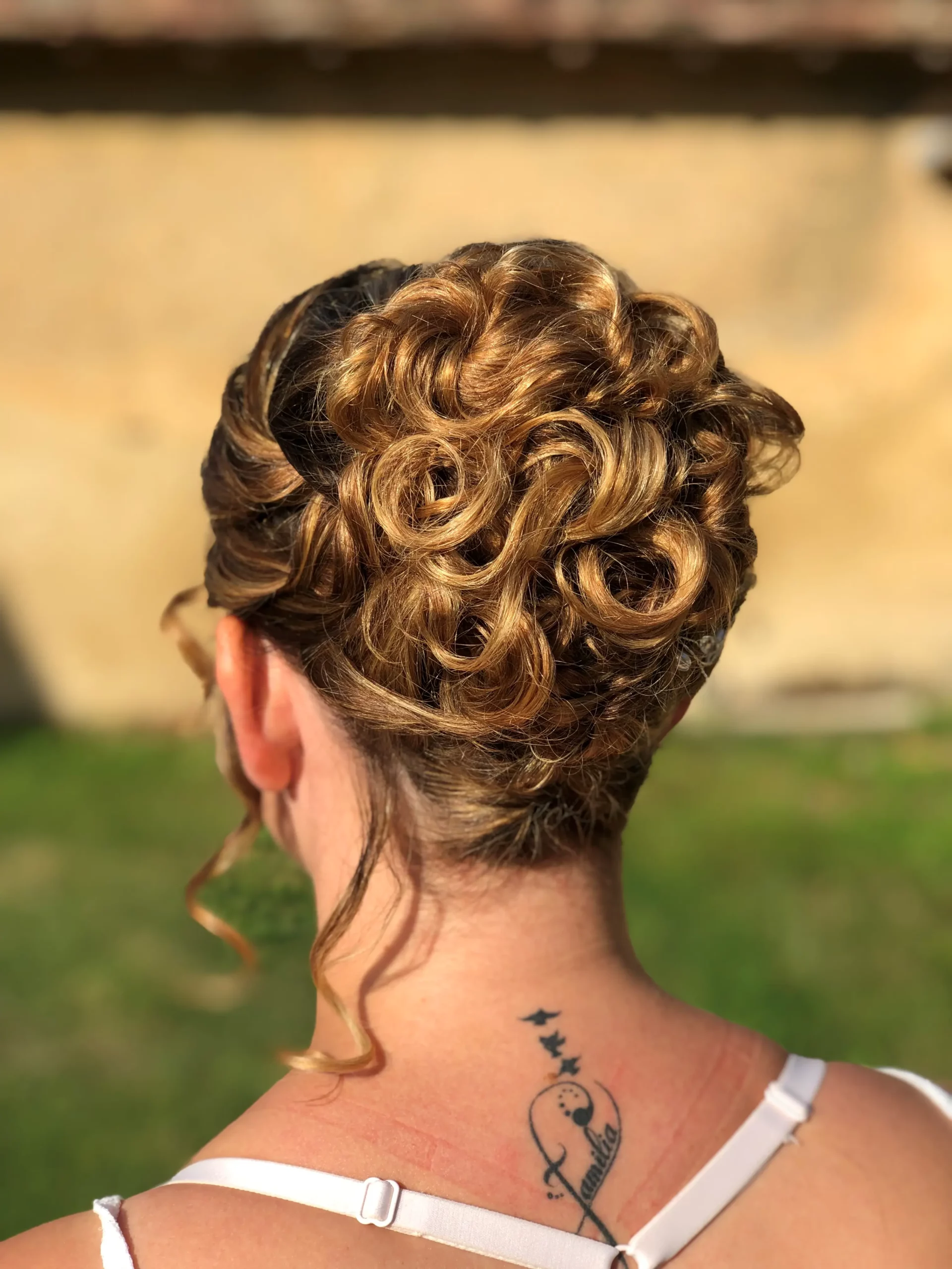 Coiffure chignon mariage